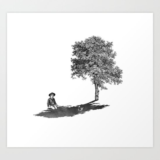 Shady Art Print