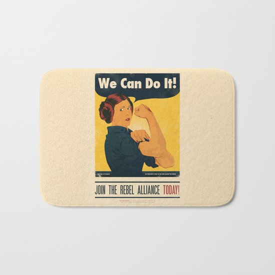 Leia the Riveter 2: The Alliance Strikes Back Bath Mat