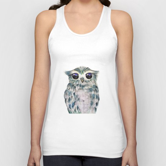 Little Owl Unisex Tank Top