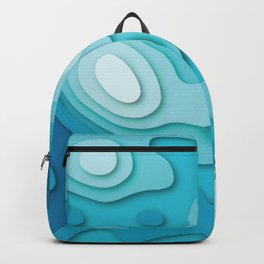 Ice to meet you Backpack | Comic, Map, Contour, Abstract, Stacked, Stencil, Pattern, Graphicdesign, Pop Art, Trivella 