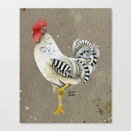 Rooster Wallace Canvas Print