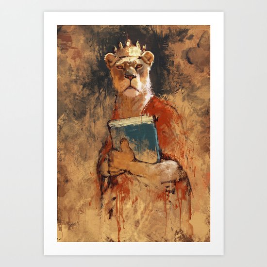 The queen's orders Art Print