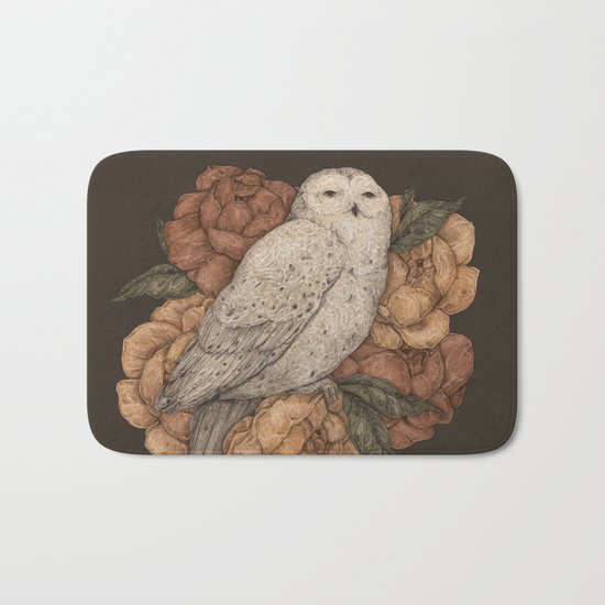 Snowy Owl Bath Mat