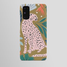 Modern cheetah jungle print Android Case