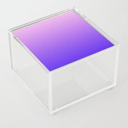 Purple Ombre Gradient Glitter Pattern Acrylic Box