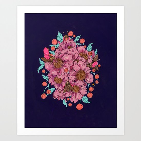 As You Fall Into Me Art Print