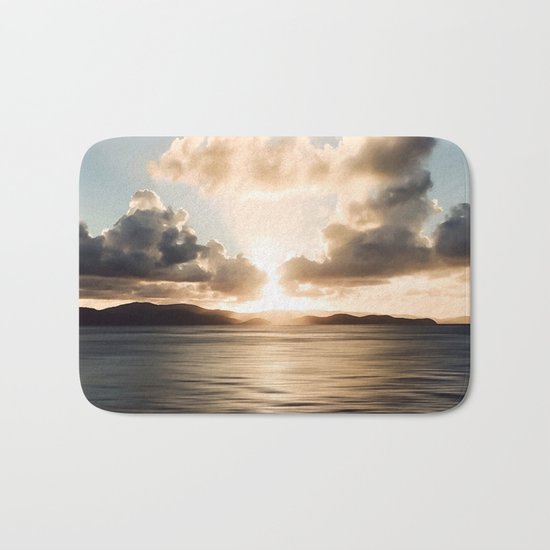 The light beckons Bath Mat