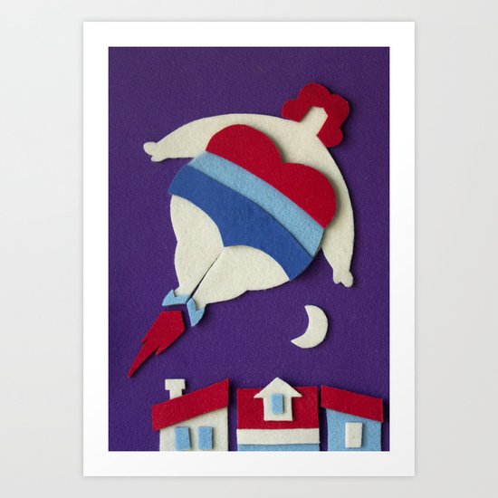 The Fat Woman Art Print