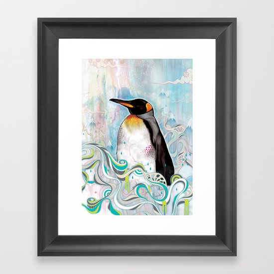 KING Framed Art Print