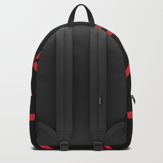 fallen backpack