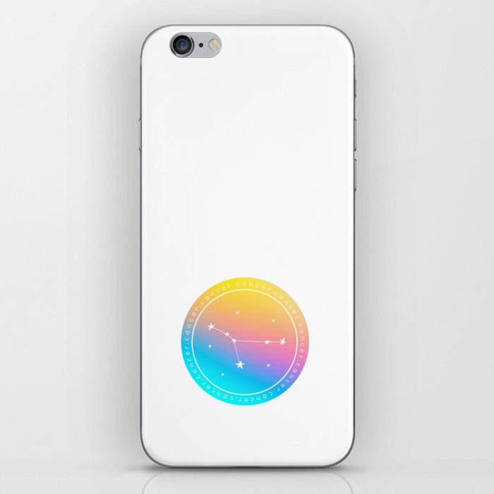 Cancer Zodiac | Rainbow Circle iPhone Skin