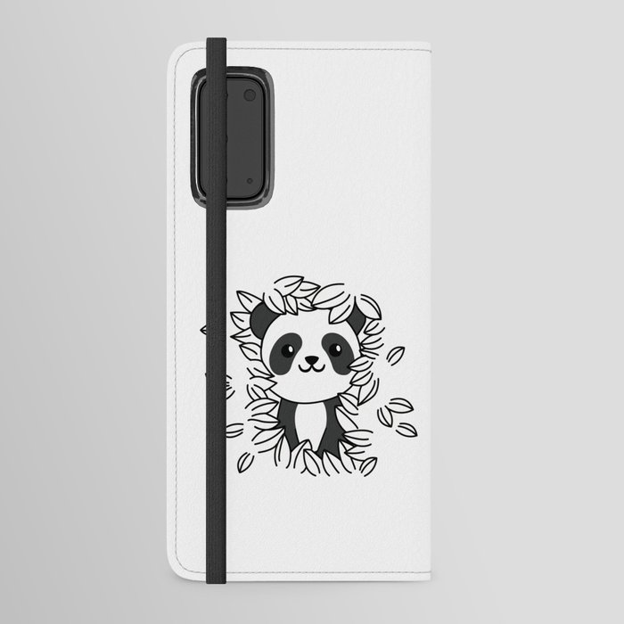 Panda Sweet Animals For Children Kawaii Pandas Android Wallet Case