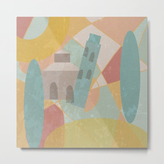 Pisa Metal Print