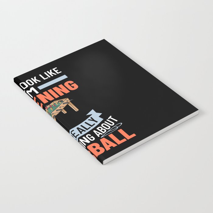Foosball Table Soccer Game Ball Outdoor Player Notebook