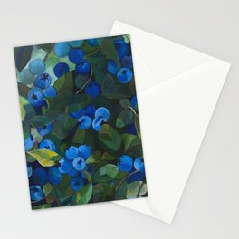 A Blueberry View Stationery Card