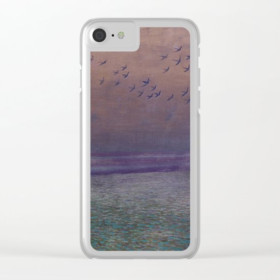 'under every deep a lower deep opens' Clear iPhone Case
