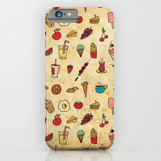 Food Love Pattern iPhone & iPod Case