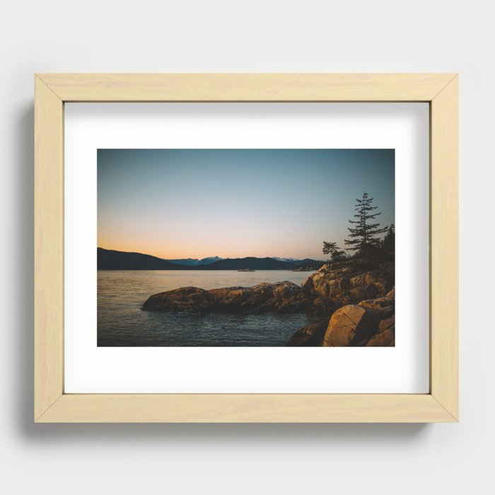 The Pacific Northwest Recessed Framed Print