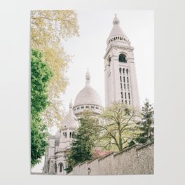 Sacre Coeur from Behind Poster