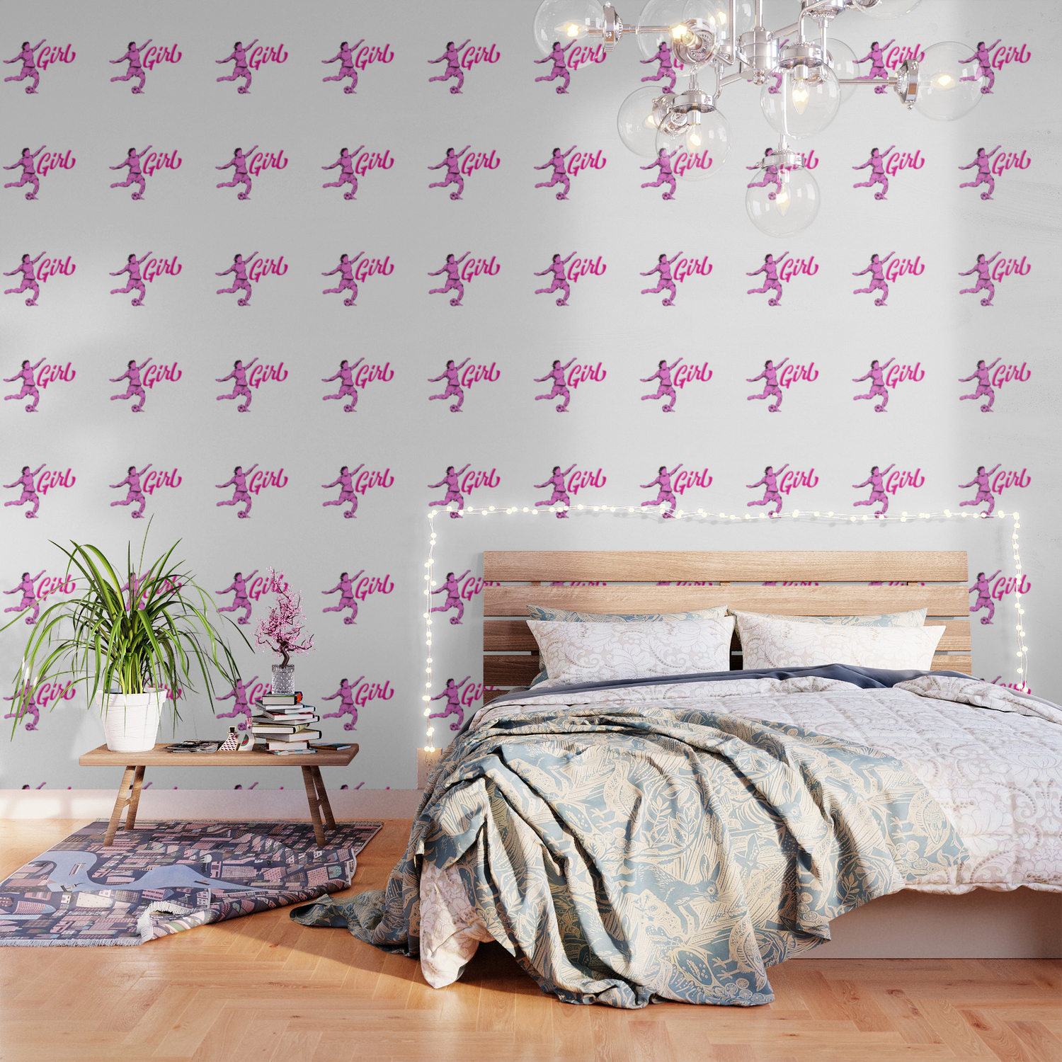 I Know I Play Like A Girl Try To Keep Up Soccer Wallpaper By The Perfect Presents Society6