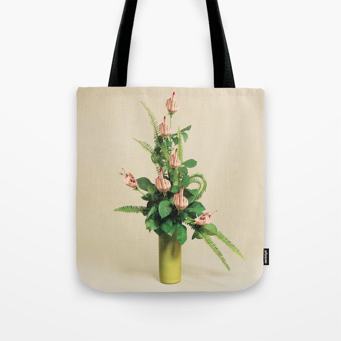 F U Bouquet - Rude Plant / Middle finger Tote Bag