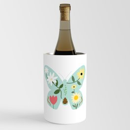 All the good things butterfly sky blue Wine Chiller