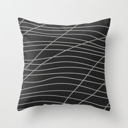 Black series 003 Throw Pillow | Black And White, Pattern, Lines, Graphicdesign 
