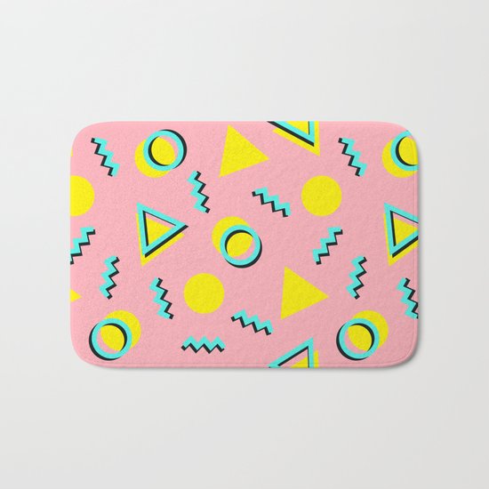 Memphis pattern 60 Bath Mat