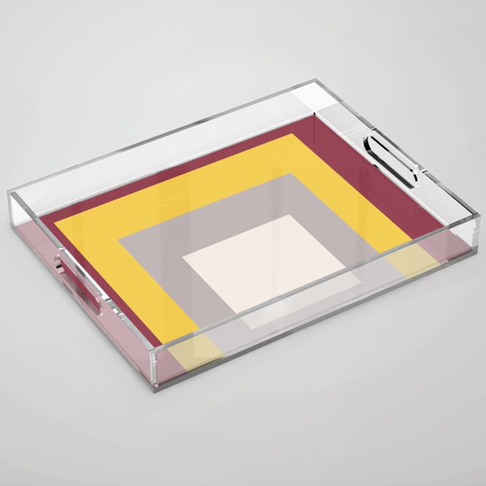 color square 6 Acrylic Tray