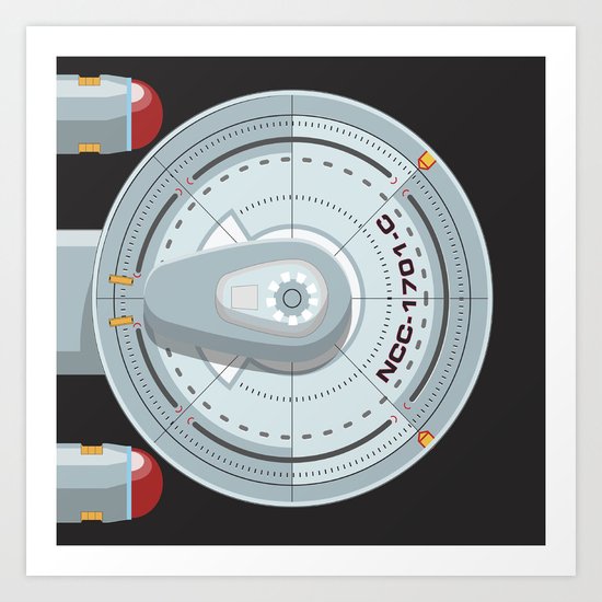 Enterprise - Star Trek Art Print