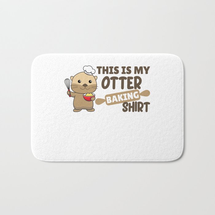My Otter Back Shirt - Funny Otter Pun Bath Mat
