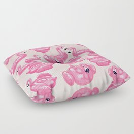 Flamingo Pool Float Floor Pillow