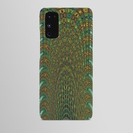 Green Check Abstraction Pattern Android Case