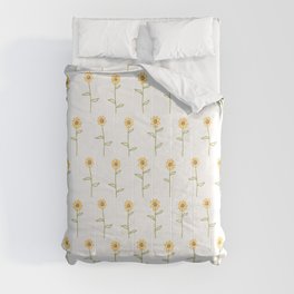 Dainty Sunflower Pattern Comforter