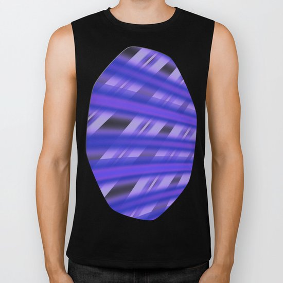 Fractal Play in Purplicious Biker Tank