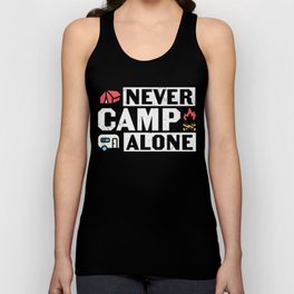 Never Camp Alone Unisex Tank Top
