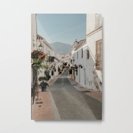 Couple walking the street of Estepona | Spain City Urban Cityscape Photo | Photography Art Print Metal Print