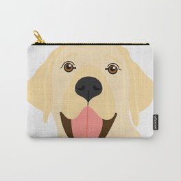 Labrador Dog Illustrative Portrait Carry-All Pouch