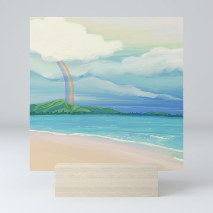 Hawaii Rainbow Mini Art Print