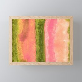 Pink Green Dreams Framed Mini Art Print