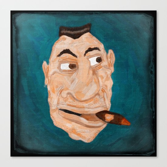 The Coach Canvas Print
