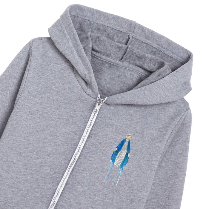 The Virgin Mary Kids Zip Hoodie