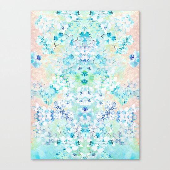 Pastel Flowers Canvas Print