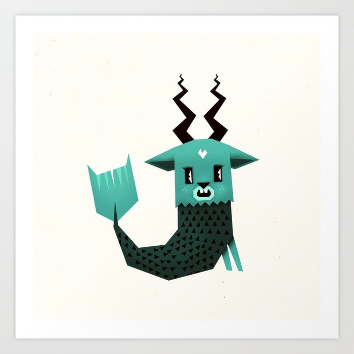 Discover the motif CAPRICORN by Yetiland as a print at TOPPOSTER