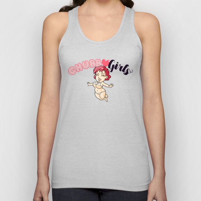 chubby girl tank top