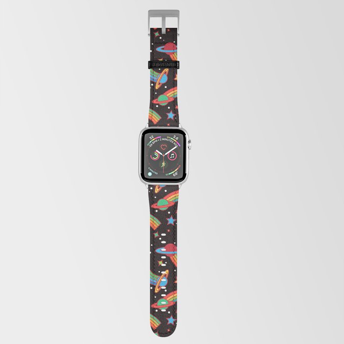Good Vibes Space Rainbows Apple Watch Band
