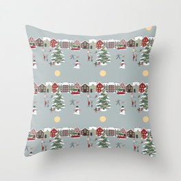 Christmas Pattern Throw Pillow