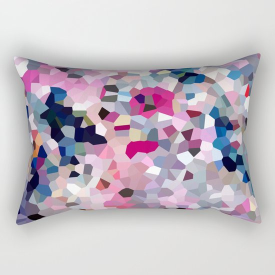 Pink Moon Love Rectangular Pillow