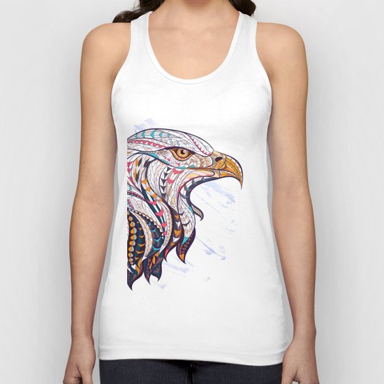 Colorful Ethnic Eagle Unisex Tank Top