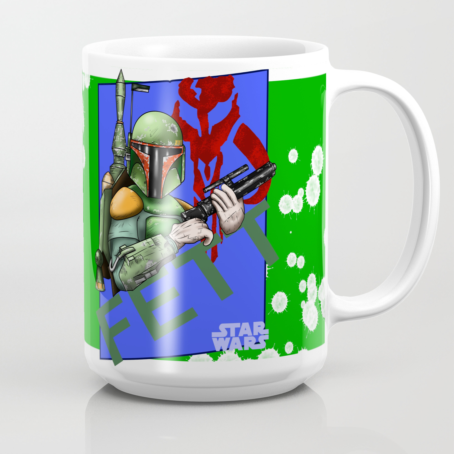 boba fett coffee mug